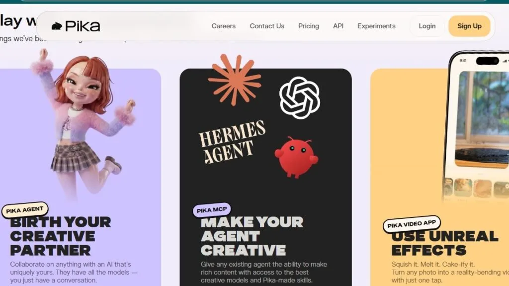 Pika AI video generator