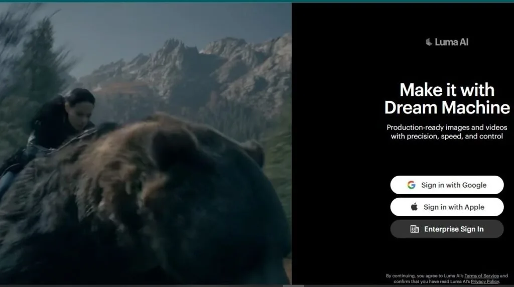Lumba AI dream machine video generator